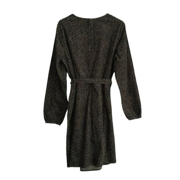 NWT Boden Harriet Cord Dress Spruce Green Black Vine Print US 14R Cottagecore - Picture 5 of 10